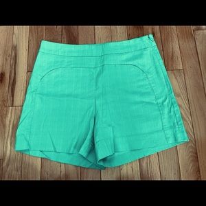 Anthropologie by Cartonnier Green Shorts Sz6